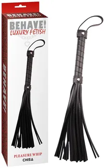 Crna pletenica sa više repova Pleasure vhip .