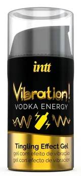 Жидкий интимный гель с эффектом вибрации vibration! vodka energy .
