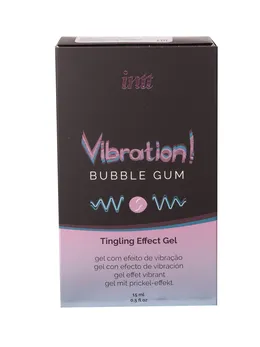 Intt Bubble Gum vibracioni tečni intimni gel, 15ml
