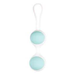 Belo-plave vaginalne kuglice Jiggle Balls