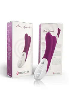 Mistim Bon Aparte Vibrator dvostruka Silikonska ljubičasta 22 cm