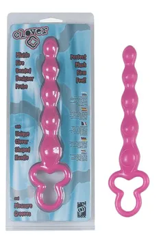 Ružičasti Analni lanac Clover Anal Rod - 18 cm.