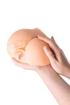 Masturbator realan TOIFA Juici Pussi Chantal sa vibracijom, vagina i anus, TPR, telesni, 14.5 s