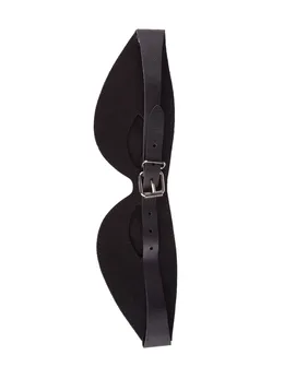 Kožna maska za oči sa otkopčanim kuglicama -