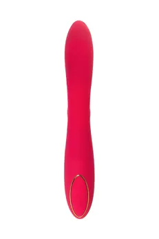 Vibrator sa vakuumskom talasnom stimulacijom jos Enila, silikon, roze, 23 cm