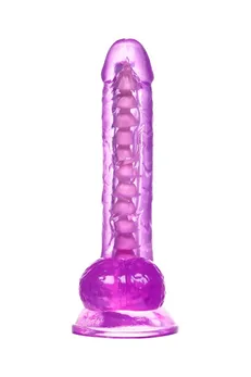 Realistični dildo a-Tois bi TOIFA Celiam, TPE, ljubičasta, 20,5 cm