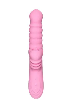 Jos Liki Vibrator, sa funkcijom Up&amp;Dovn, silikon, roze, 23 cm