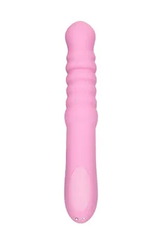 Jos Liki Vibrator, sa funkcijom Up&amp;Dovn, silikon, roze, 23 cm