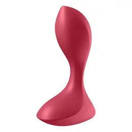 Crvena vibraciona masažer prostate Satisfyer Backdoor Lover - 14 cm.
