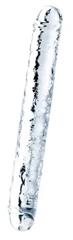 Prozirni dvostrani Dildo Flavless Clear Double Dildo-30 cm