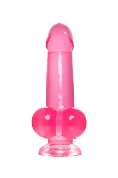 Realistični dildo a-Tois bi TOIFA Fush, TPE, roze, 18 cm