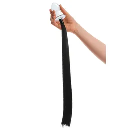 Stakleni Analni čep sa repom, 8 cm