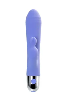 Vibrator sa klitoralnom stimulacijom Flovetta Crocus, silikon, ljubičasta, 17,5 cm