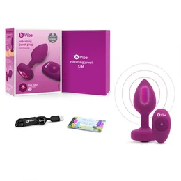 Vibrirajuća čaura Vibrating Jevel plug S/M boje fuxije