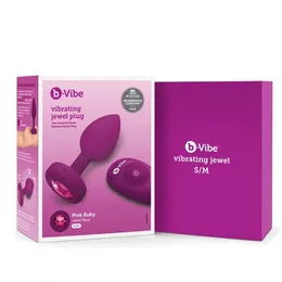 Vibrirajuća čaura Vibrating Jevel plug S/M boje fuxije