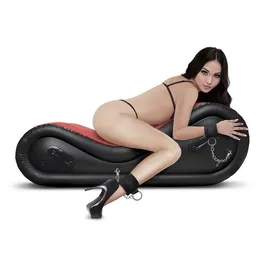 Naduvavanje sexualne sofe za BDSM igre sa fixatorima