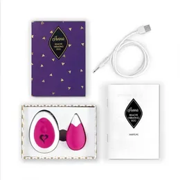Vibracioni masažer u obliku kapi na radio kontroli Anna Vibrating Egg Pink