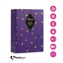 Vibracioni masažer u obliku kapi na radio kontroli Anna Vibrating Egg Pink