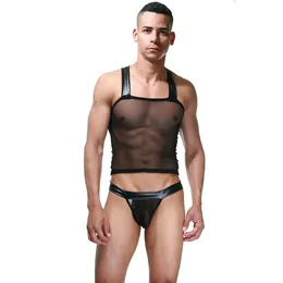 Muški erotski komplet: dres i tange