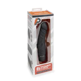 Klasični masažer 6.5  Girthy Realistic Vibrator crn