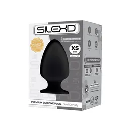 Premium Silicone plug XS Crna analna čaura-8 cm