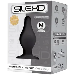 Silekd crni srednji Analni čep-9,3 cm.