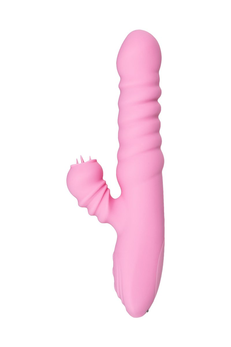 Jos Liki Vibrator, sa funkcijom Up Dovn, silikon, roze, 23 cm