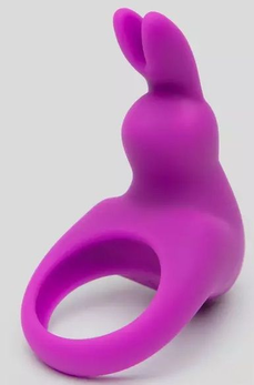 Ljubičasta erekcija vibracioni prsten Happi Rabbit Cock Ring Kit