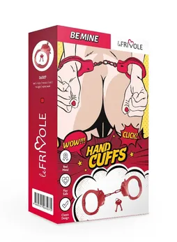 Čelične lisice crvene boje