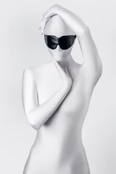 Anonimo Maska, PU koža, crna, 26,5 cm