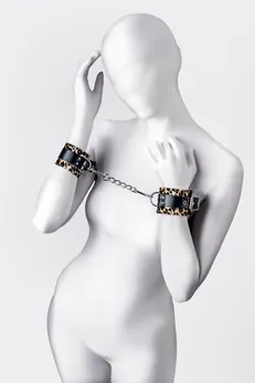 Anonimo lisice #0102, PU koža, štampa, 19,5 cm