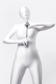 Stack Anonimo #0007, PU koža, crna, 36 cm