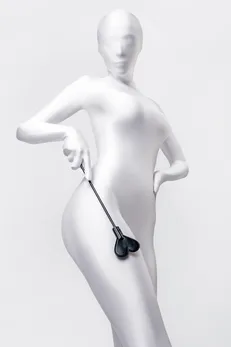 Stack Anonimo #0008, PU koža, crna, 35 cm