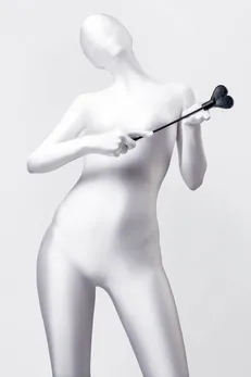 Stack Anonimo #0008, PU koža, crna, 35 cm