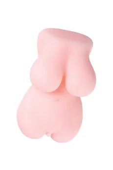 Masturbator realan TOYFA Juicy pussy Babycakes, TPE, telesni, 14,5 cm