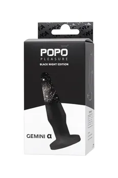 Analna čaura TOIFA Popo Pleasure Gemini α, TPE, Crna, 12,1 cm