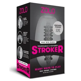 Dvostrani mini Bubble masturbator siva