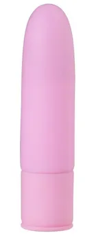 Ružičasti silikonski mini vibrator .