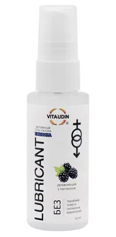 Интимный гель-смазка на водной основе vita udin с ароматом ежевики .