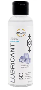 Охлаждающий интимный гель-смазка на водной основе vita udin .