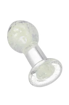 Analna čaura Sekus Glass sjaj u mraku, staklo, prozirno, 6,5 cm