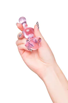 Analna čaura Sekus Glass, staklo, roze, 9,8 cm