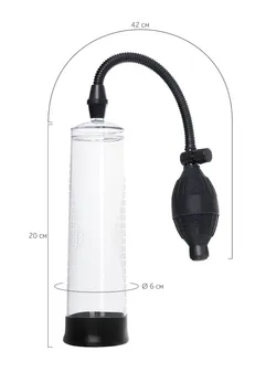 Sekus Men Erection Bjorn mehanička pumpa, ABS plastika, Crna, 55 cm