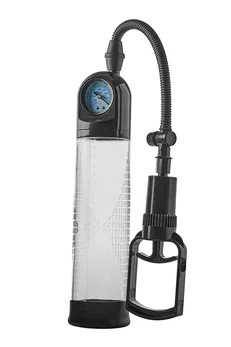 Prozirna vakuum pumpa sa manometrom Deluke Penis Pump
