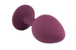 Tamnocrveni silikonski čep sa prozirnim kristalom M 3309-02