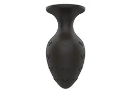 Silikonski Analni čep crni M (6.7*3.5 cm) 3302-02