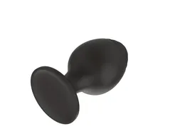 Silikonski Analni čep crni M (7.2*3.5 cm) 3303-02