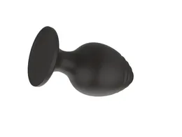 Silikonski Analni čep crni M (7.2*3.5 cm) 3303-02