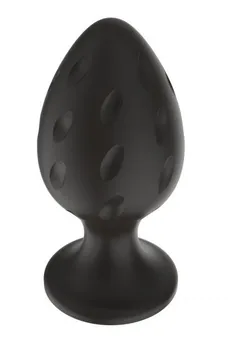 Silikonski Analni čep crni M (6.7*3.5 cm) 3304-02