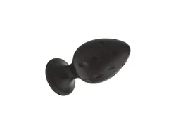 Silikonski Analni čep crni M (6.7*3.5 cm) 3304-02